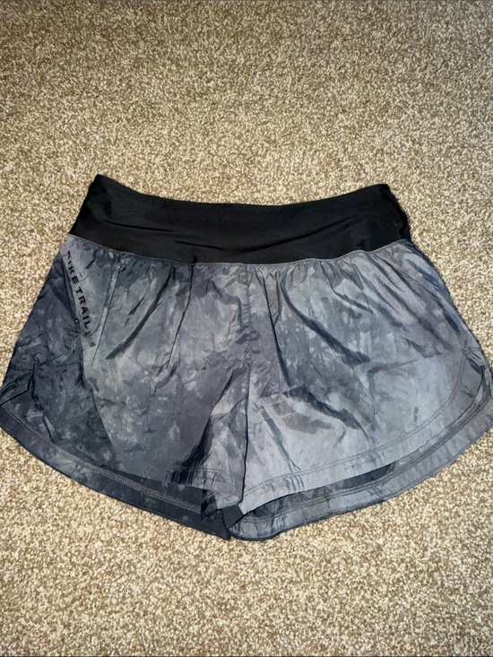 Nike Pants - Nike Women's Black and Gray Athletic Shorts with Wide Waistband